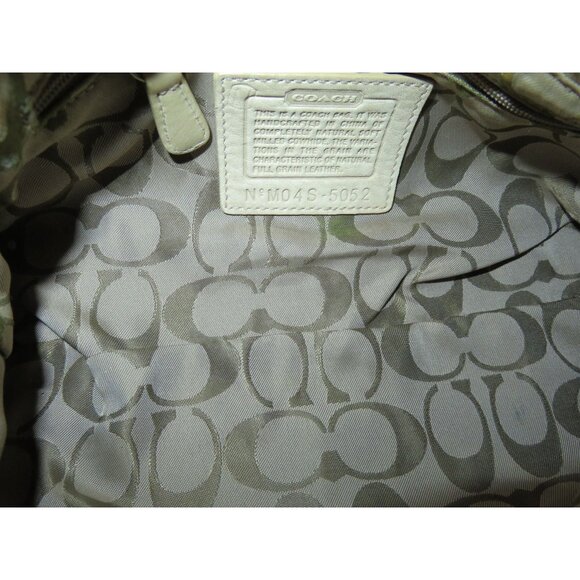 Coach 2004 Vintage Hampton pebbled leather demi baguette shoulder bag 5052 - Picture 6 of 10